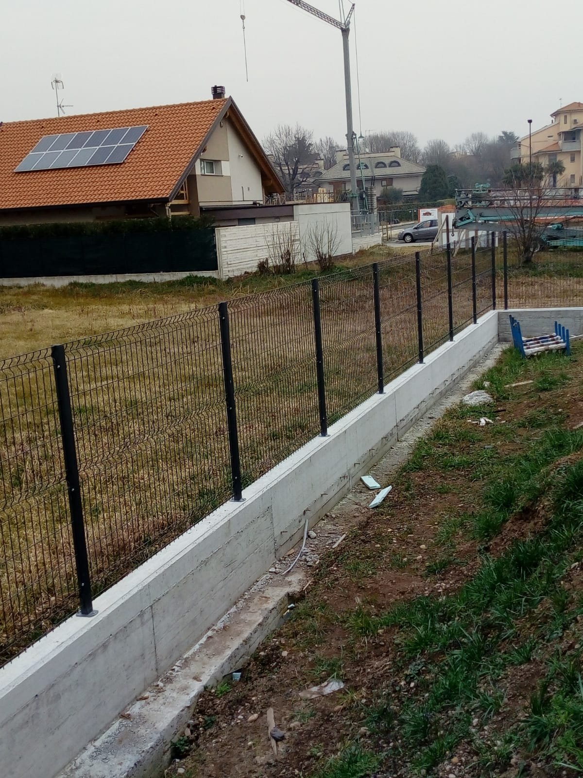 cmc recinzioni-cantiere Abbiategrasso-Recinzione modello ondina