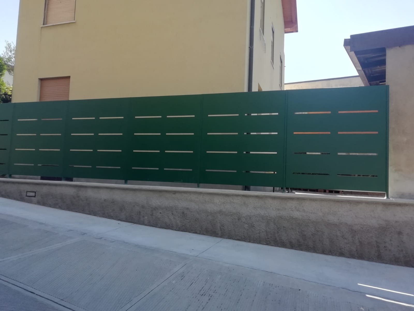 cmc recinzioni-cantiere bergamo-Recinzione modello mare