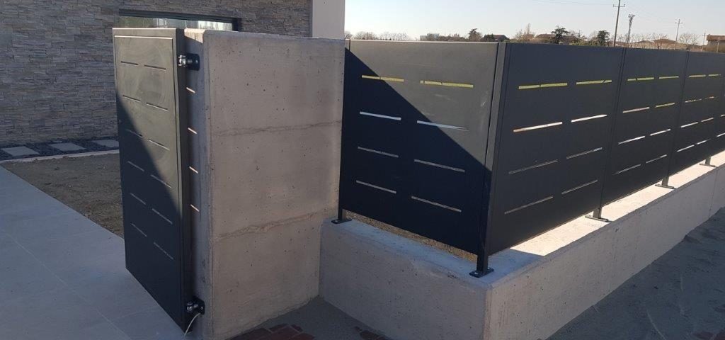 cmc recinzioni-cantiere borgo virgilio-Recinzione modello mare