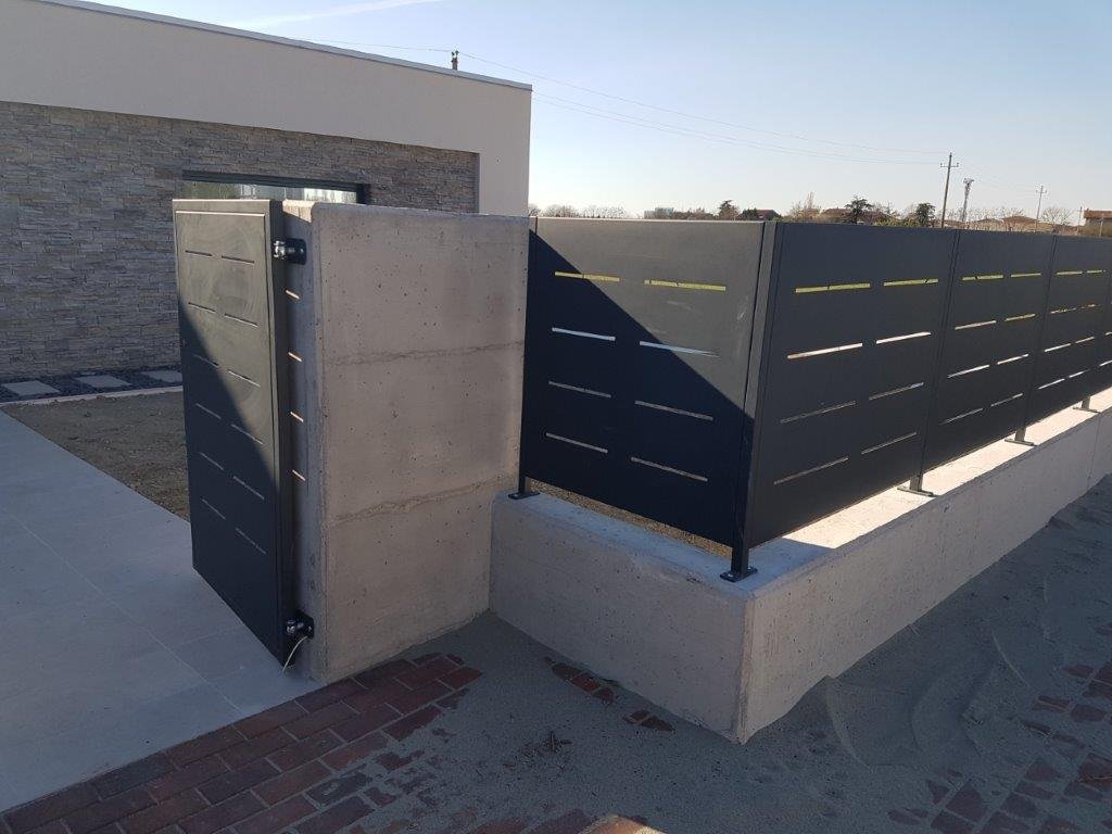 cmc recinzioni-cantiere borgo virgilio-Recinzione modello mare