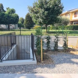 cmc recinzioni-cantiere brusaporto-Recinzione modello liscia