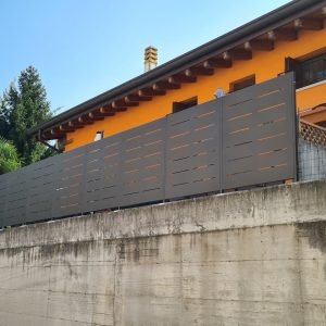 cmc recinzioni-cantiere castel d'azzano-Recinzione modello mare