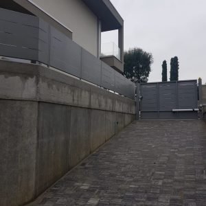 cmc recinzioni - cantiere curnasco - Recinzione modulare modello Mare