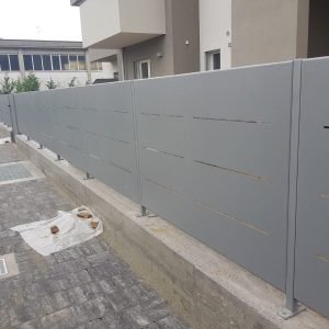 cmc recinzioni - cantiere curnasco - Recinzione modulare modello Mare