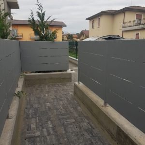 cmc recinzioni - cantiere curnasco - Recinzione modulare modello Mare