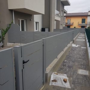 cmc recinzioni - cantiere curnasco - Recinzione modulare modello Mare