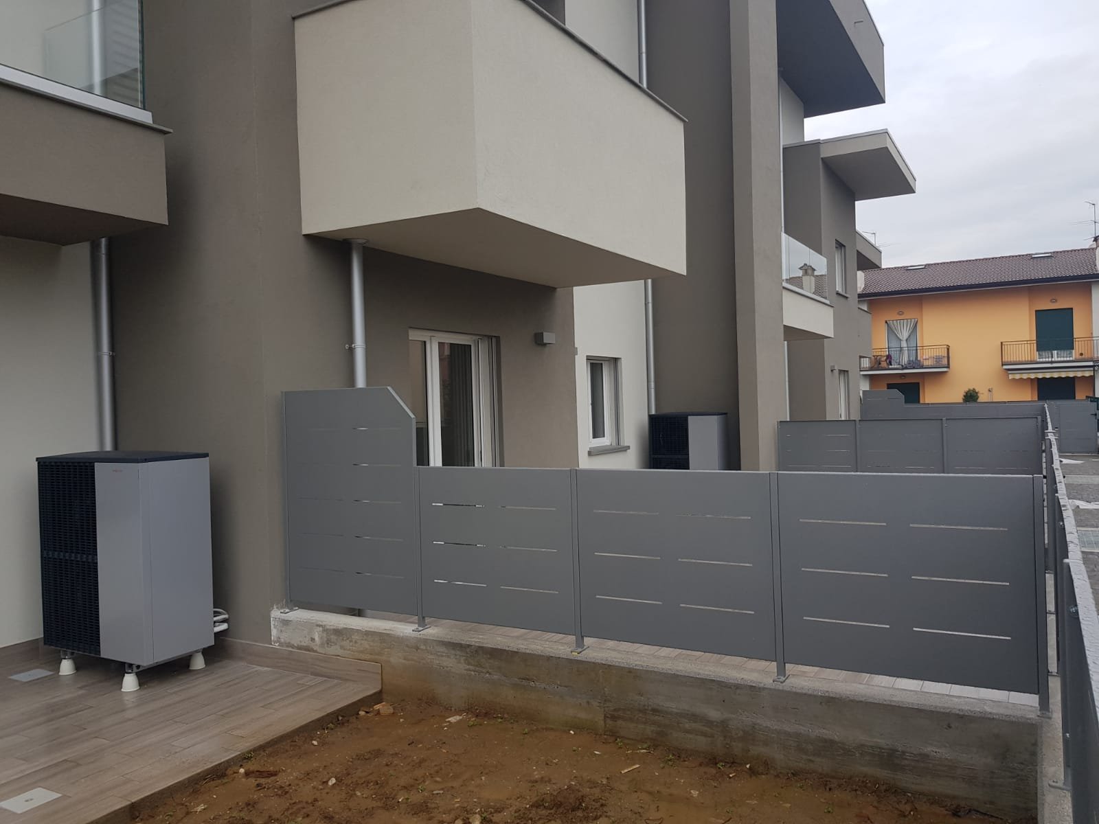 cmc recinzioni - cantiere curnasco - Recinzione modulare modello Mare