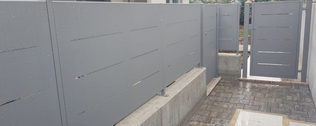 cmc recinzioni - cantiere dalmine - Recinzione modulare modello Mare