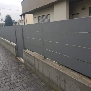 cmc recinzioni - cantiere dalmine - Recinzione modulare modello Mare