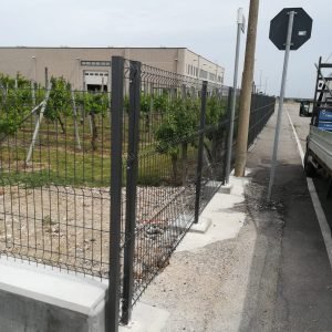 cmc recinzioni-cantiere Ferrara-Recinzione modello ondina
