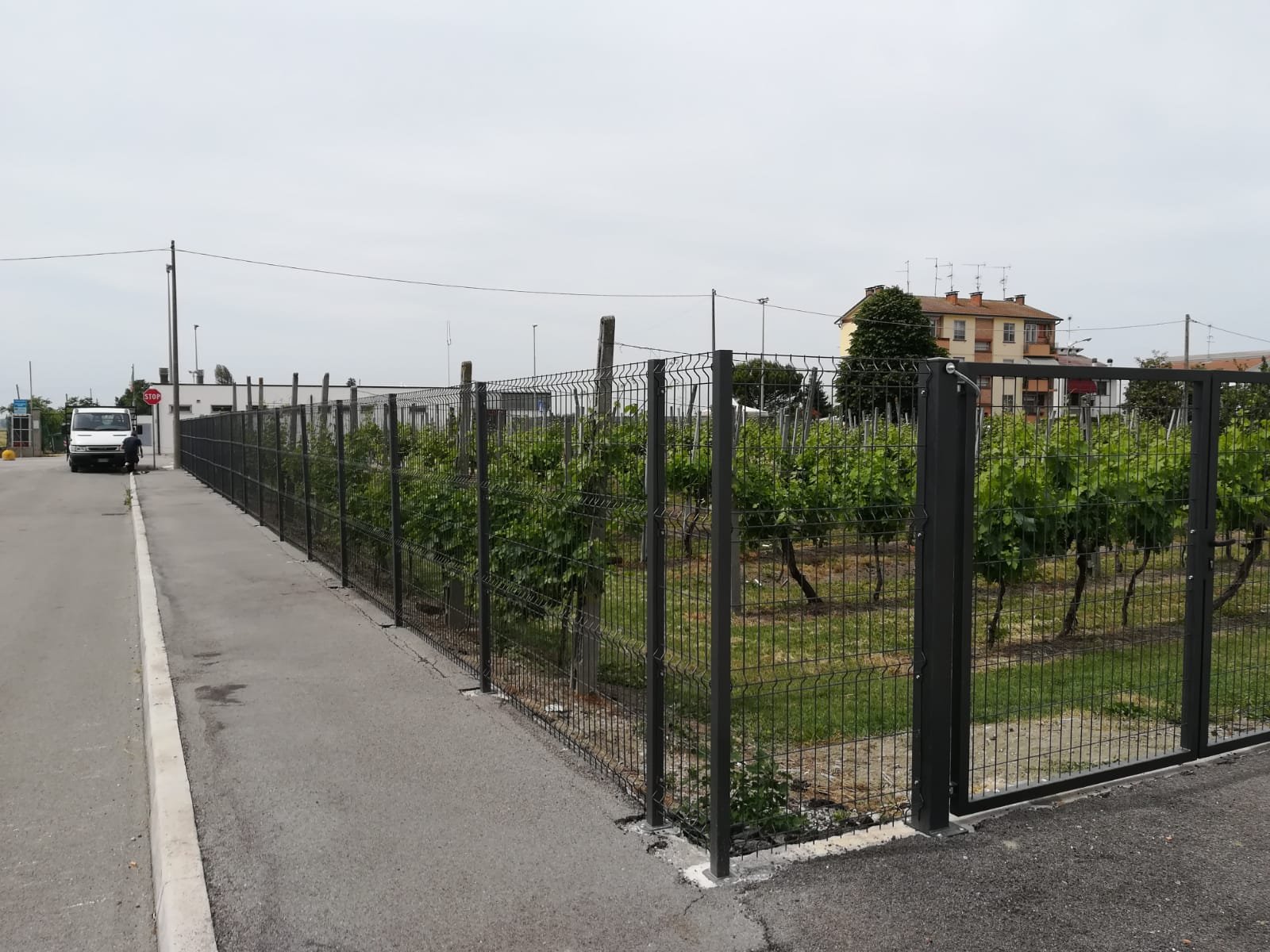 cmc recinzioni-cantiere Ferrara-Recinzione modello ondina