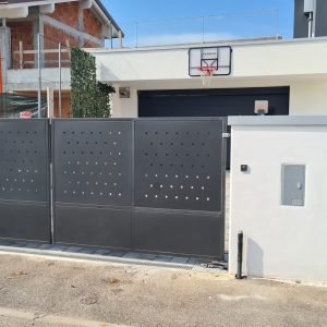 cmc recinzioni-cantiere lugagnano-Recinzione modello foro quadrato