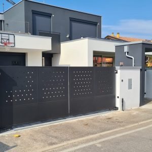 cmc recinzioni-cantiere lugagnano-Recinzione modello foro quadrato