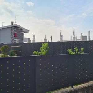 cmc recinzioni-cantiere lugagnano-Recinzione modello foro quadrato