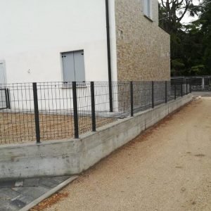 cmc recinzioni - cantiere mestre - Recinzione modello ondina