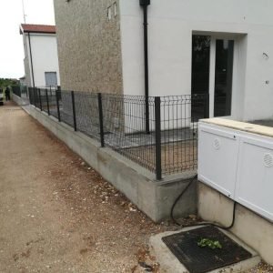 cmc recinzioni - cantiere mestre - Recinzione modello ondina