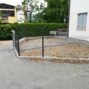 cmc recinzioni - cantiere mestre - Recinzione modello ondina