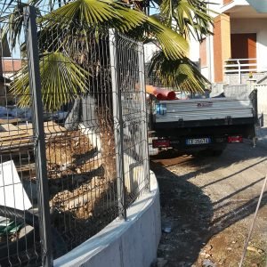 cmc recinzioni-cantiere milano-Recinzione modello ondina