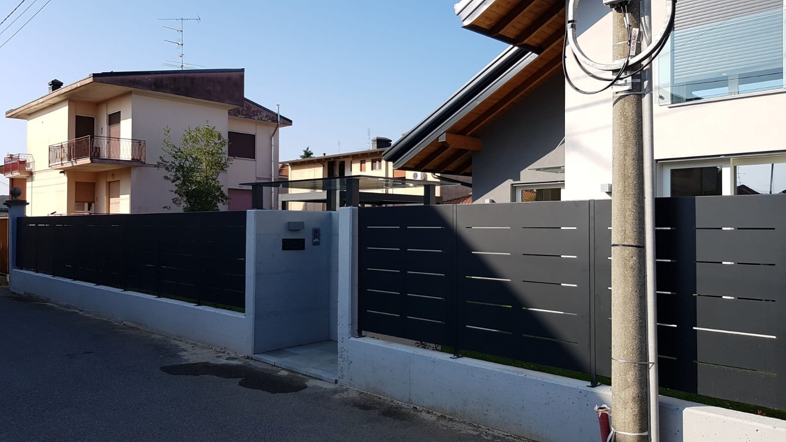 Cantiere Milano <br/> Recinzione modello mare