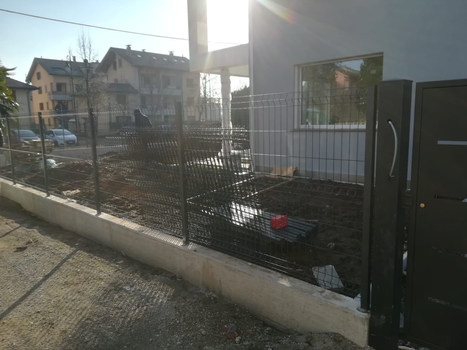 cmc recinzioni-cantiere milano-Recinzione modello ondina