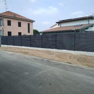 cmc recinzioni-cantiere monza brianza-Recinzione modello vedo non vedo