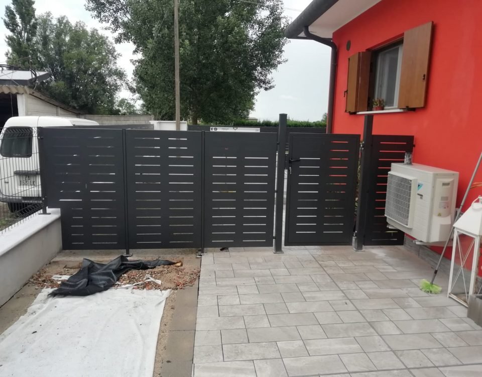 cmc recinzioni-cantiere porto tolle-Recinzione modello mare