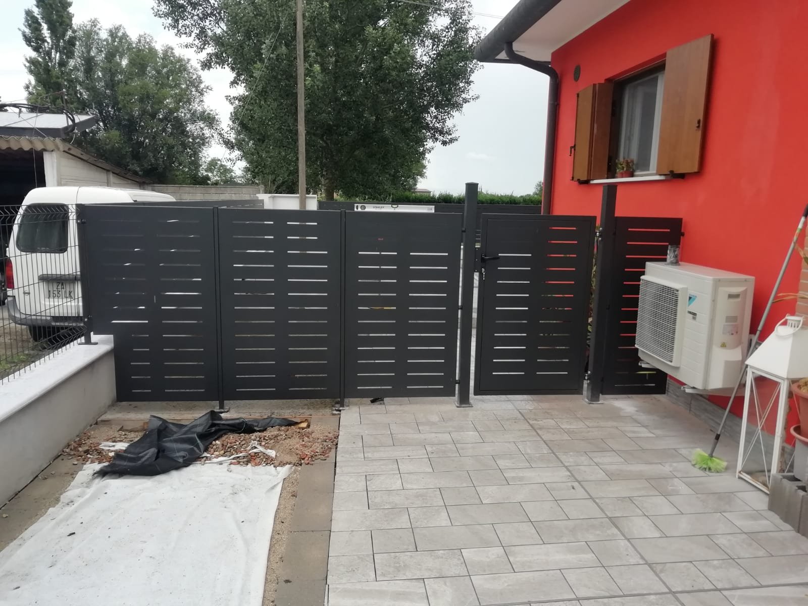 Cantiere Porto Tolle <br/> Recinzione modello mare