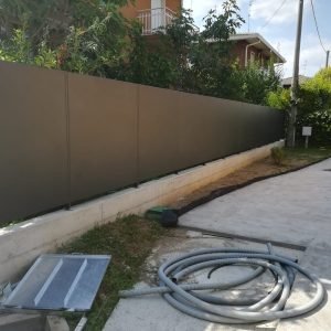 cmc recinzioni-cantiere seriate-Recinzione modello lamiera cieca