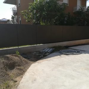 cmc recinzioni-cantiere seriate-Recinzione modello lamiera cieca
