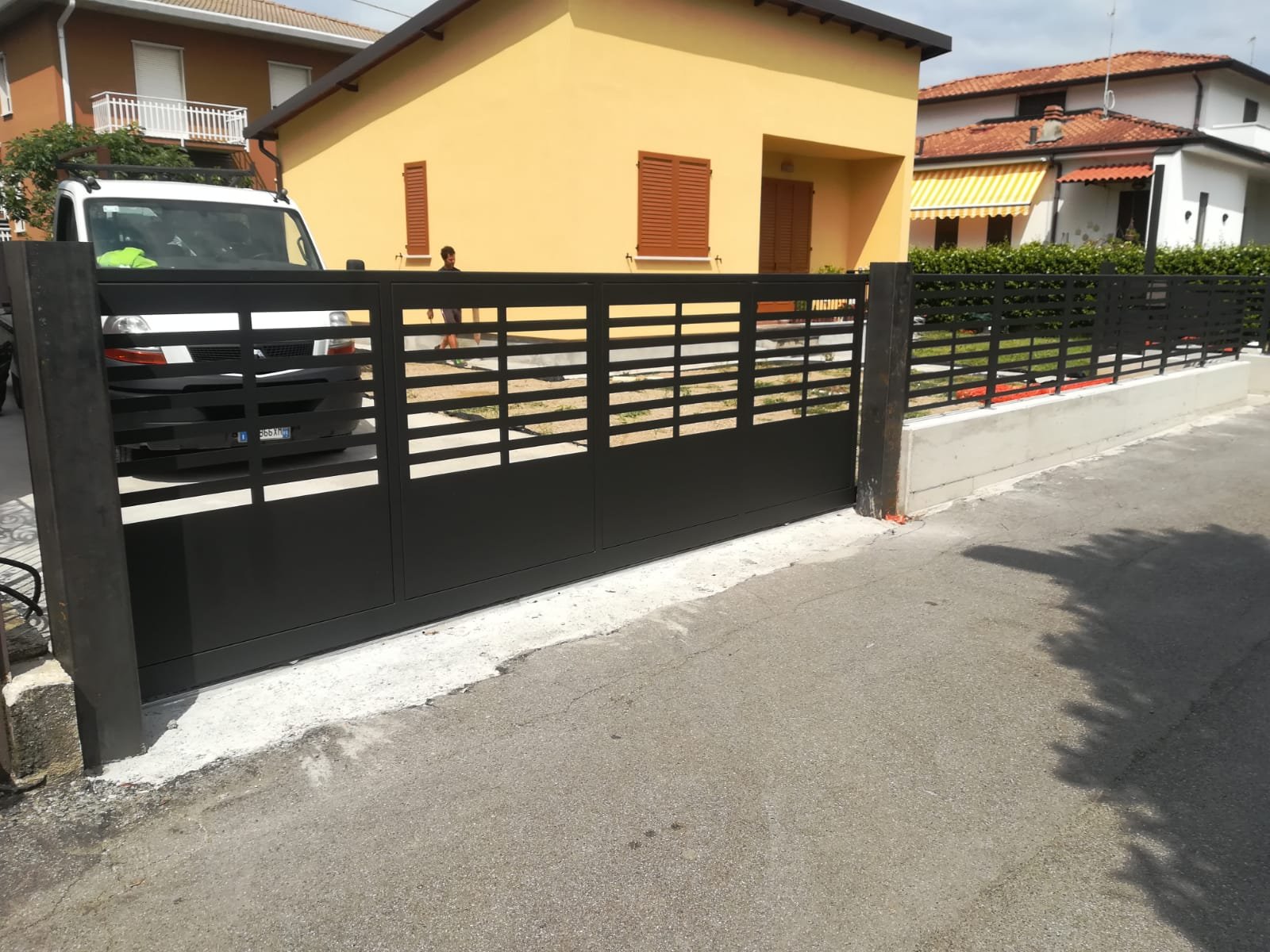 Cantiere Seriate <br/> Recinzione modello mare