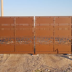 cmc recinzioni - cantiere valeggio - Recinzione in lamiera