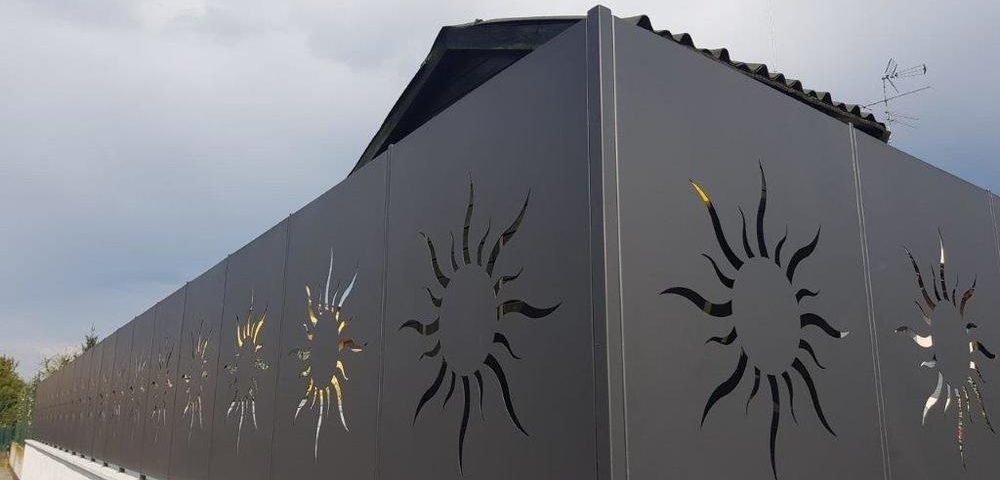 cmc recinzioni-cantiere Verona-Recinzione modello mezzo sole