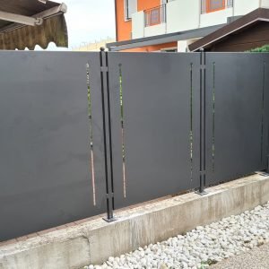 cmc recinzioni-cantiere Verona-Recinzione modello bastoni