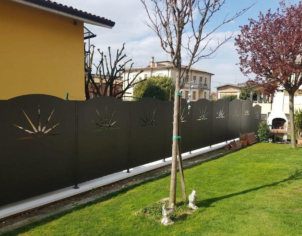 cmc recinzioni-cantiere Verona-Recinzione modello mezzo sole
