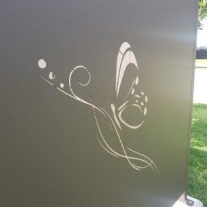 cmc recinzioni-cantiere Verona-Recinzione modello farfalla