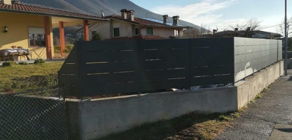 cmc recinzioni - cantiere vicenza - Recinzione modello mare