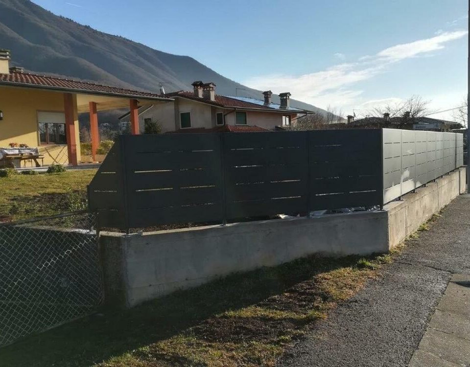 cmc recinzioni - cantiere vicenza - Recinzione modello mare