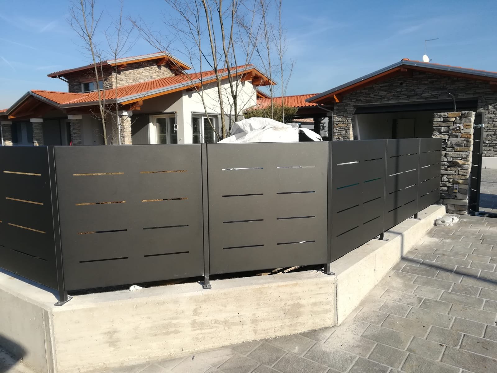Cantiere Vicenza <br/> Recinzione modello mare