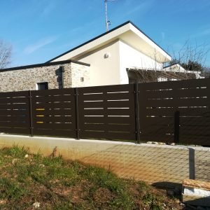 cmc recinzioni-cantiere vicenza-Recinzione modello village