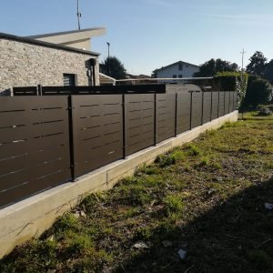 cmc recinzioni-cantiere vicenza-Recinzione modello village