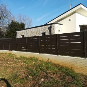 cmc recinzioni-cantiere vicenza-Recinzione modello village