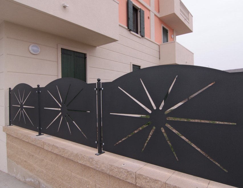 RECINZIONE A PANNELLO <br/> MODELLO SOLE