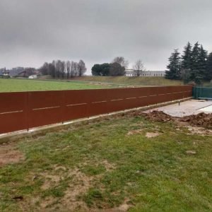 cmc recinzioni-cantiere corte franca-Recinzione modello isola