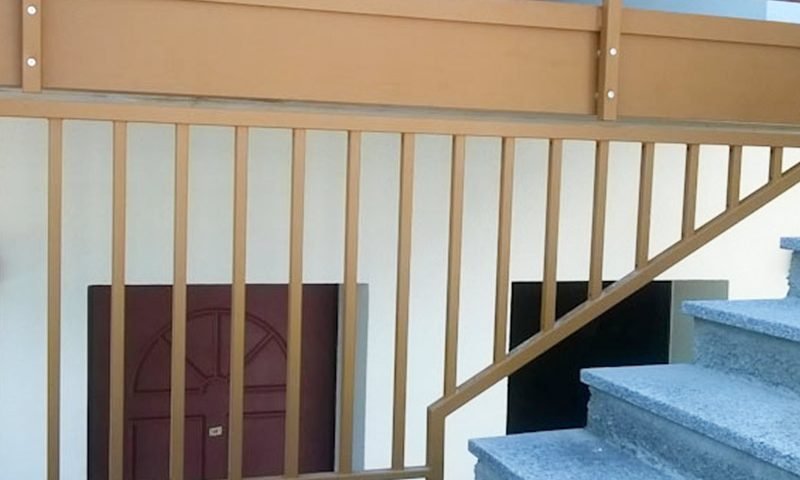 cmc parapetti-cantiere Lanzo D'Intelvi (CO)-parapetto modello sabry