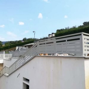 cmc parapetti-cantiere ponteranica-parapetto modello personalizzato