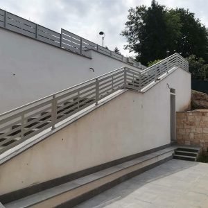cmc parapetti-cantiere ponteranica-parapetto modello personalizzato