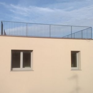 cmc parapetti-cantiere quinzano-parapetto modello liscia