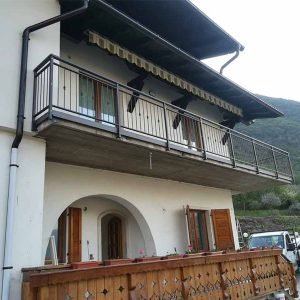 cmc parapetti-cantiere santa margherita (TN)-parapetto modello tondo decò