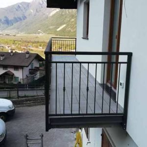 cmc parapetti-cantiere santa margherita (TN)-parapetto modello tondo decò