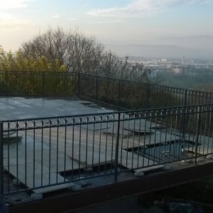 cmc parapetti-cantiere vicenza-parapetto modello cerchio in quadro